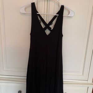 Black V dress